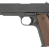 Tisas 1911 A1 US Army 9mm Pistol with Checkered Brown Polymer Grip