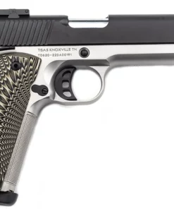 Tisas 1911 D10 10mm Pistol with Stainless Frame and Black Cerakote Slide