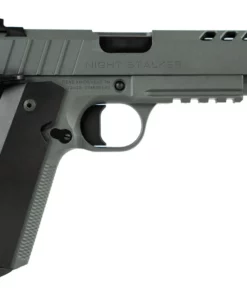 Tisas 1911 Night Stalker 45ACP Semi-Auto Pistol in Platinum Grey Cerakote