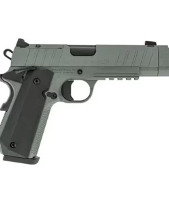 Tisas 1911 Night Stalker Comp 45 ACP Optic Ready Pistol with Grey Cerakote Finish