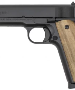 Tisas ZIG M1911 Classic Black 45 ACP with Walnut Grips