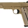 Tisas 1911 B45RGD TH 45 ACP Pistol with FDE Cerakote Finish and Threaded Barrel